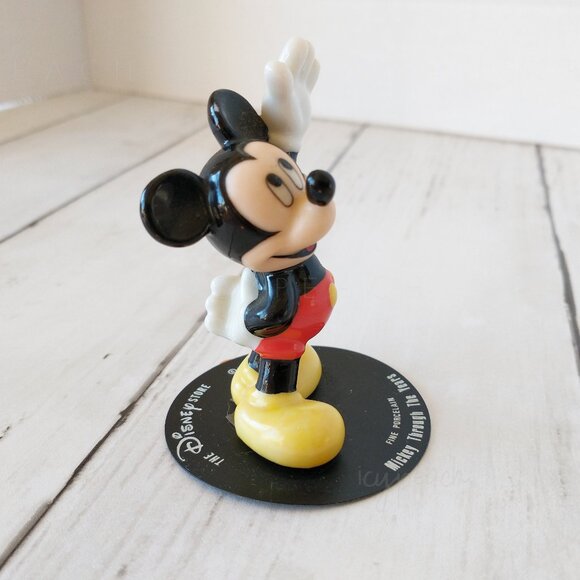 Disney Mickey Through the Years Mickey Mouse Porcelain Figurine Vtg Collectible - Picture 3 of 8